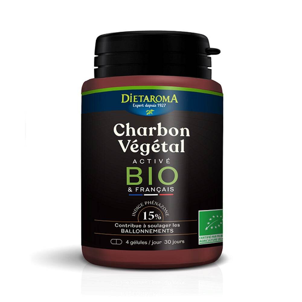 Dietaroma Charbon végétal activé 120 gélules Dietaroma Charbon végétal activé 120 gélules