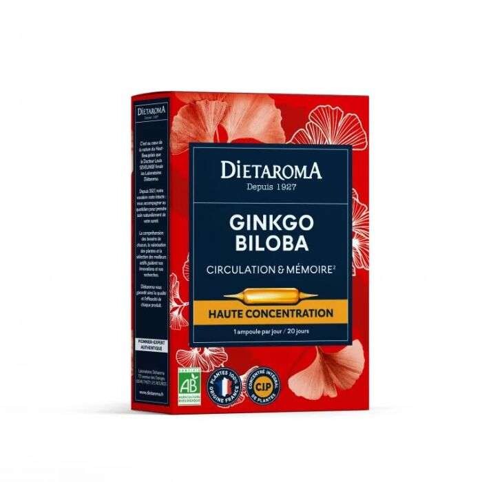 Dietaroma Ginkgo biloba Circulation ampoules Dietaroma Ginkgo biloba Circulation ampoules