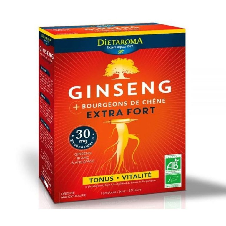 Dietaroma Ginseng extra fort 20 ampoules x 10 ml