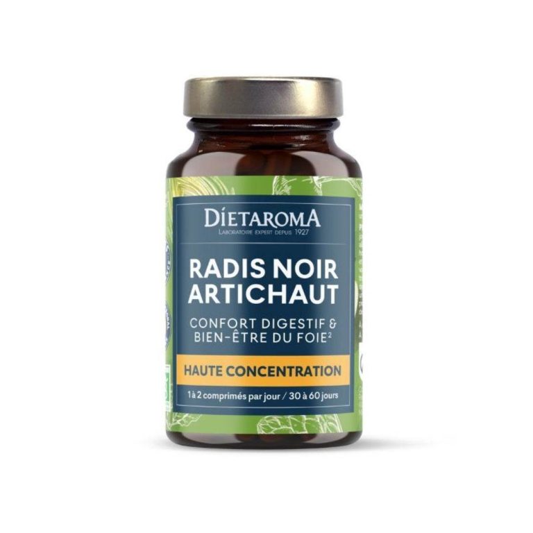 Dietaroma Radis noir Artichaut 60 comprimés
