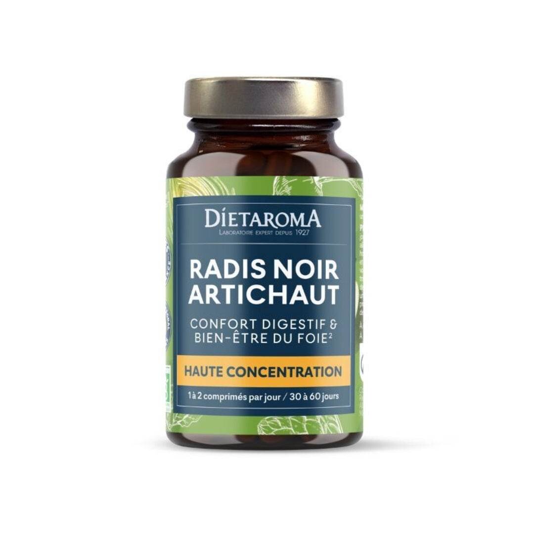Dietaroma Radis noir Artichaut 60 comprimés Dietaroma Radis noir Artichaut 60 comprimés