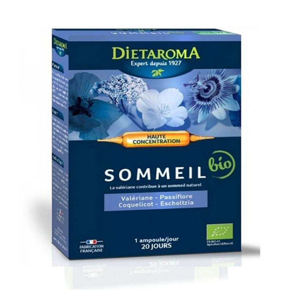 Dietaroma Sommeil 20 ampoules x 10 ml Dietaroma Sommeil 20 ampoules x 10 ml