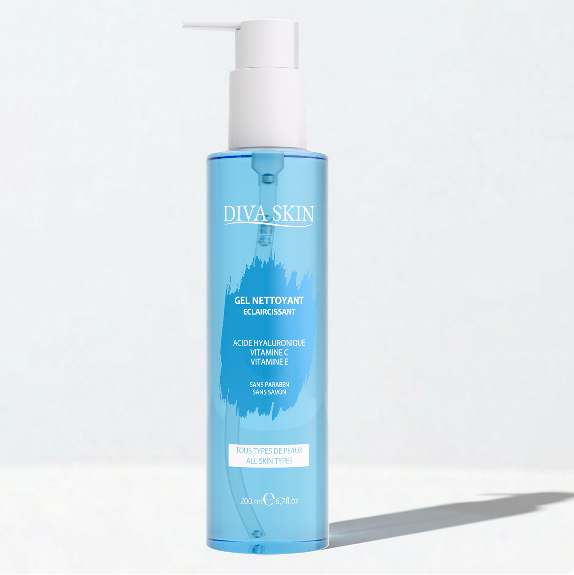Diva Skin Gel nettoyant éclaircissant 200 ml Diva Skin Gel nettoyant éclaircissant 200 ml