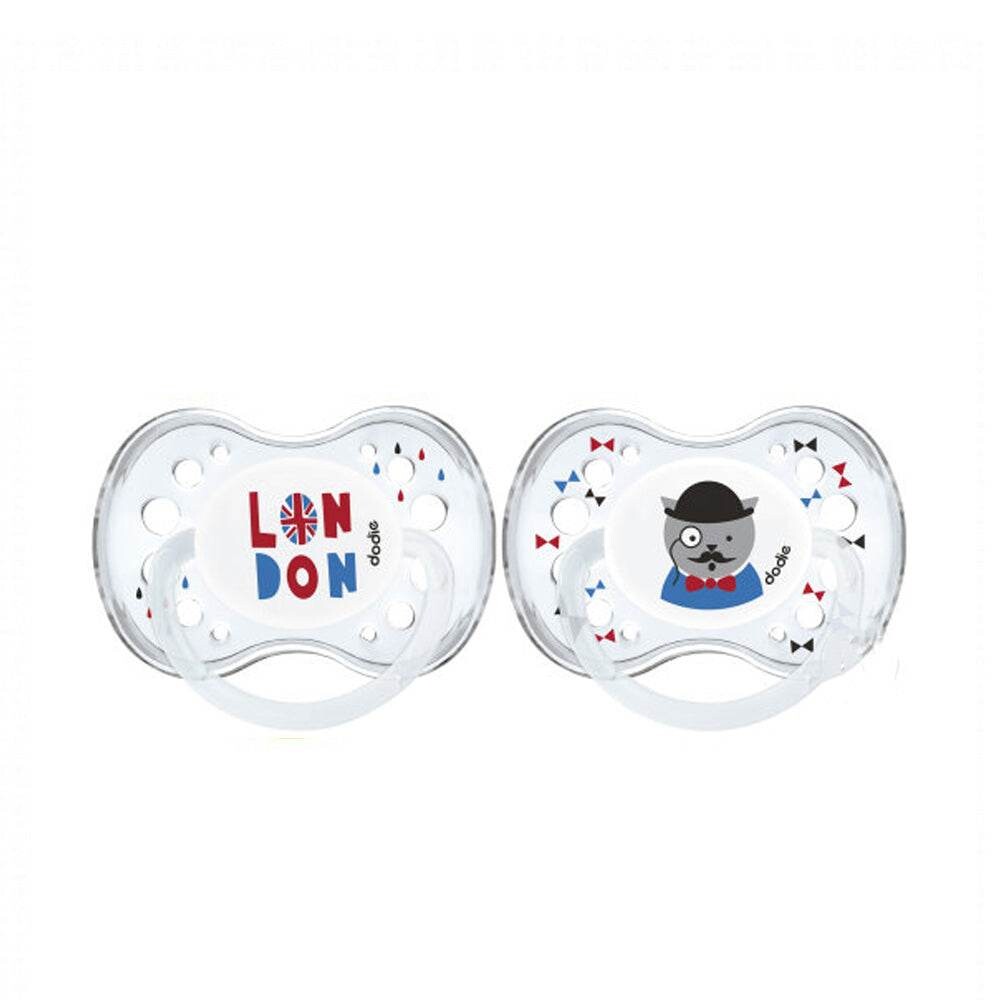 Dodie 2 sucettes anatomiques Londres +18 mois A90 Dodie 2 sucettes anatomiques Londres +18 mois A90