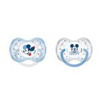 Dodie 2 sucettes anatomiques nuit Mickey +18 mois A75