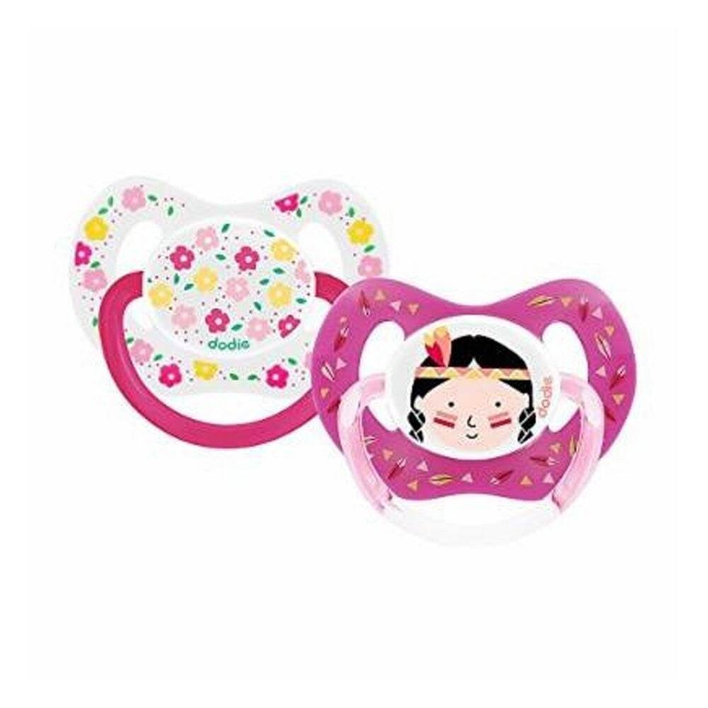 Dodie 2 sucettes jour et nuit Rose +18 mois P51 Dodie 2 sucettes jour et nuit Rose +18 mois P51