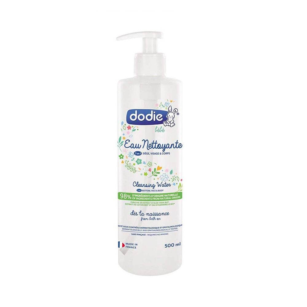 Dodie Eau nettoyante bébé 3 en 1 500 ml