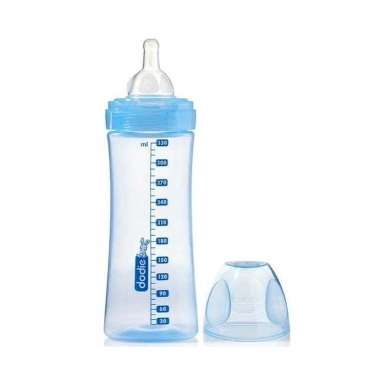 Dodie Initiation+ Biberon bleu tétine débit 3 330 ml