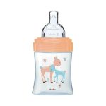 Dodie Sensation+ Biberon verre anti-colique tétine plate débit lent Biche 0-6 mois 150 ml