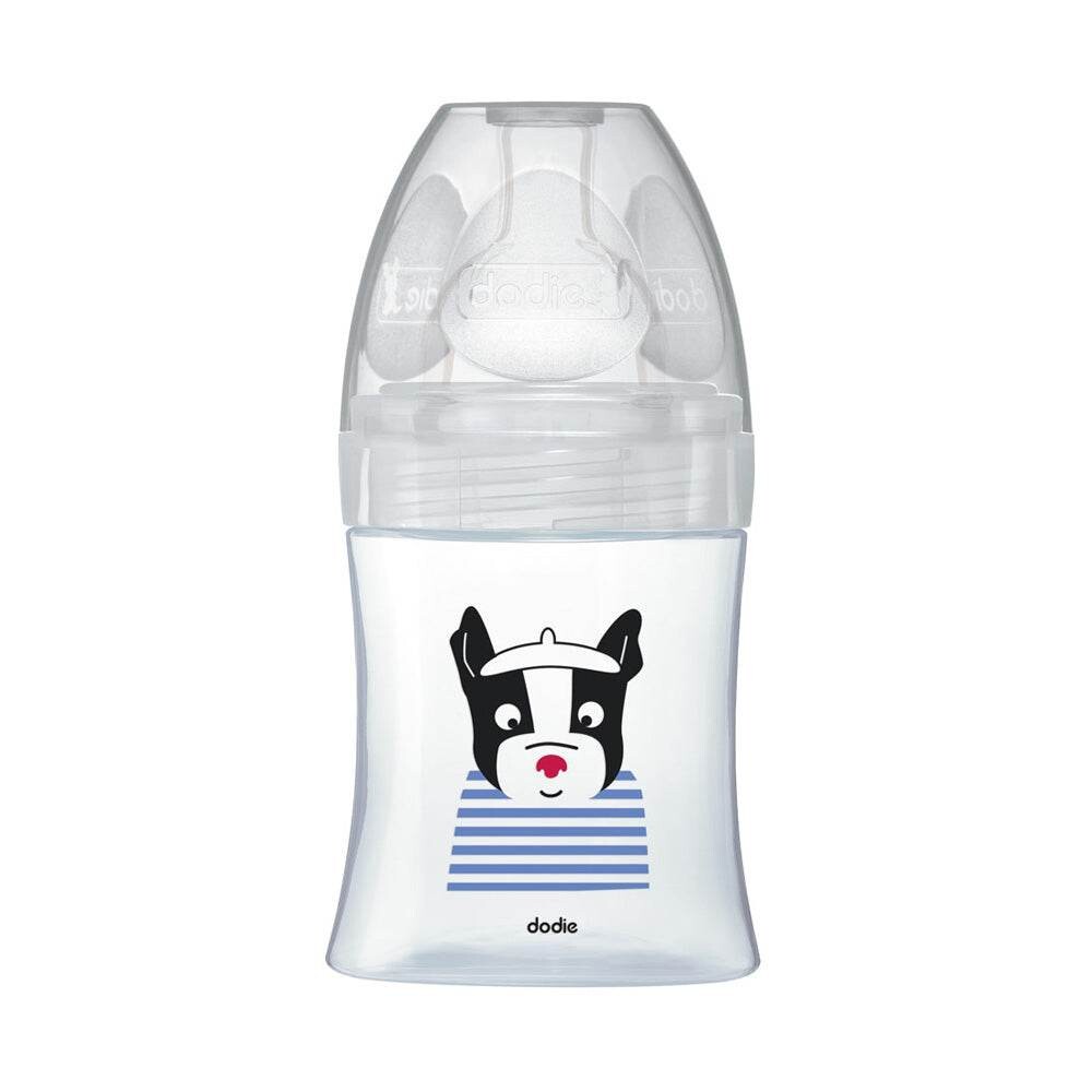 Dodie Sensation+ Biberon verre anti-colique tétine plate débit lent Paris +0 mois 150 ml Dodie Sensation+ Biberon verre anti-colique tétine plate débit lent Paris +0 mois 150 ml