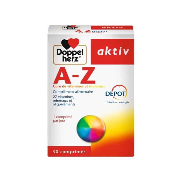 Doppelherz Aktiv A-Z Depot Vitamines et minéraux 30 comprimés
