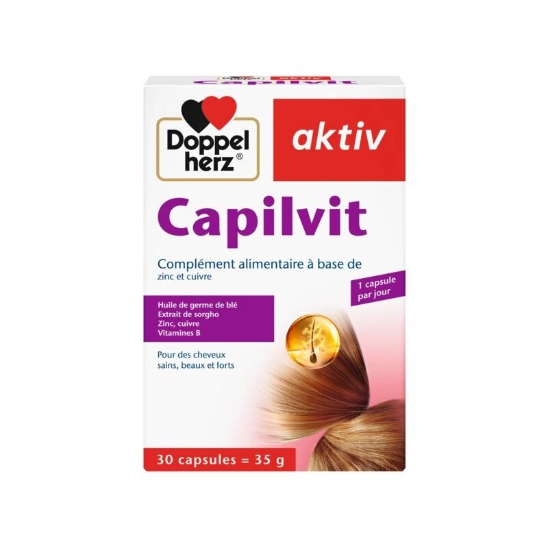 Doppelherz Aktiv Capilvit 30 capsules Doppelherz Aktiv Capilvit 30 capsules