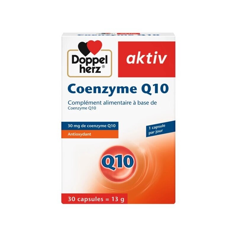 Doppelherz Aktiv Coenzyme Q10 30 capsules Doppelherz Aktiv Coenzyme Q10 30 capsules