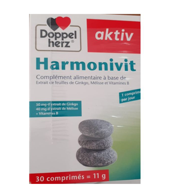 Doppelherz Aktiv Harmonivit Anti-stress 30 comprimés Doppelherz Aktiv Harmonivit Anti-stress 30 comprimés