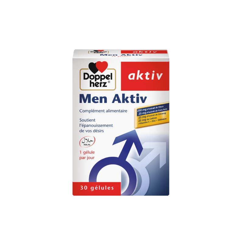 Doppelherz Aktiv Men Aktiv 30 gélules Doppelherz Aktiv Men Aktiv 30 gélules