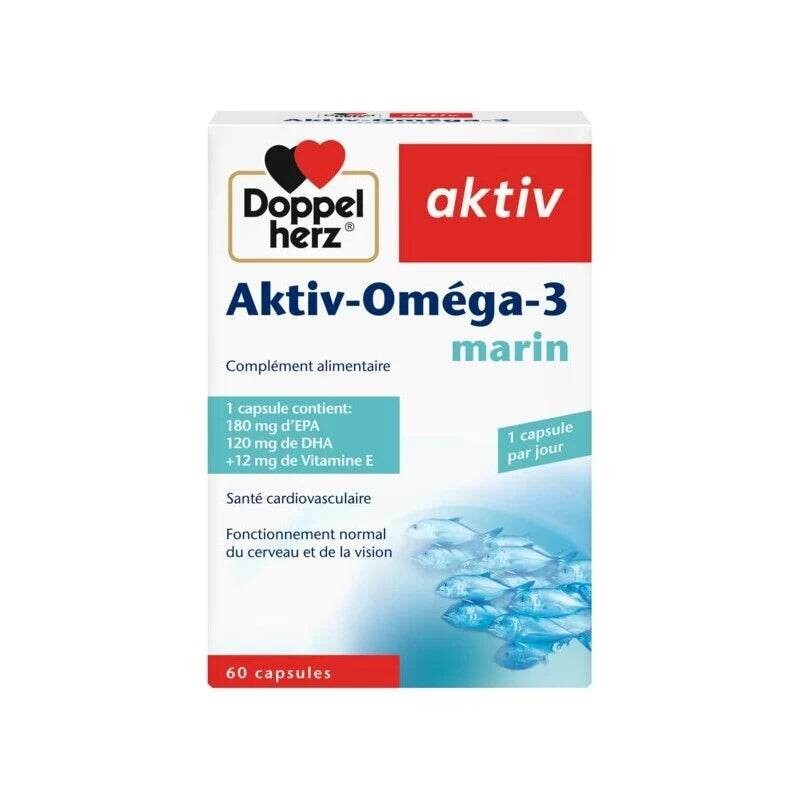 Doppelherz Aktiv Oméga-3 marin 60 capsules Doppelherz Aktiv Oméga-3 marin 60 capsules