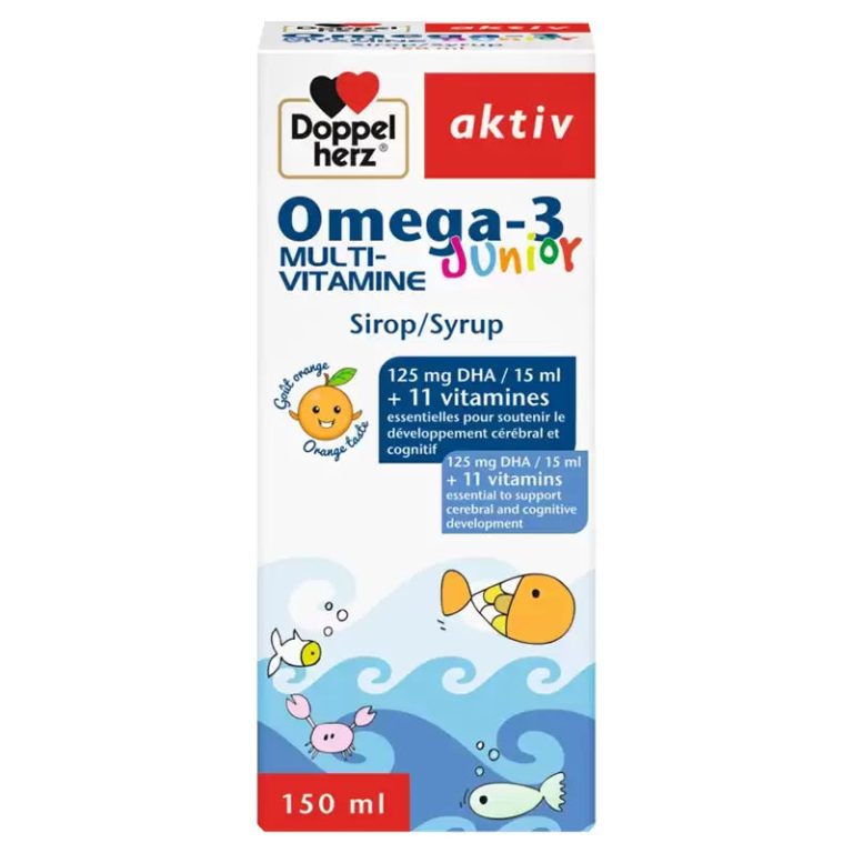 Doppelherz Aktiv Oméga-3 Multivitamines Junior 150 ml