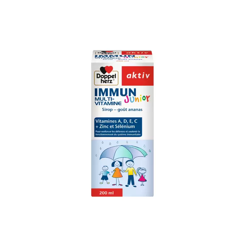 Doppelherz Immun Multivitamines Junior Sirop 200 ml Doppelherz Immun Multivitamines Junior Sirop 200 ml