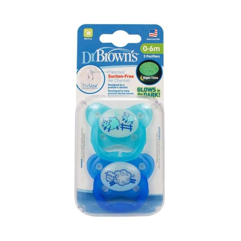 Dr. Brown's 2 sucettes Butterfly Shield 0-6m Dr. Brown's 2 sucettes Butterfly Shield 0-6m