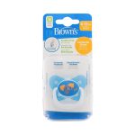 Dr. Brown's 2 sucettes Butterfly Shield 6-18m
