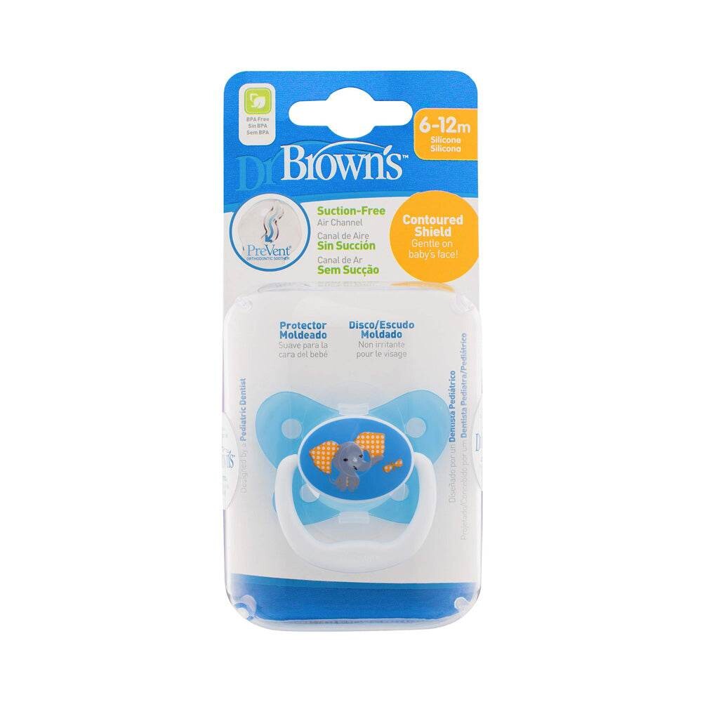 Dr. Brown's 2 sucettes Butterfly Shield 6-18m Dr. Brown's 2 sucettes Butterfly Shield 6-18m