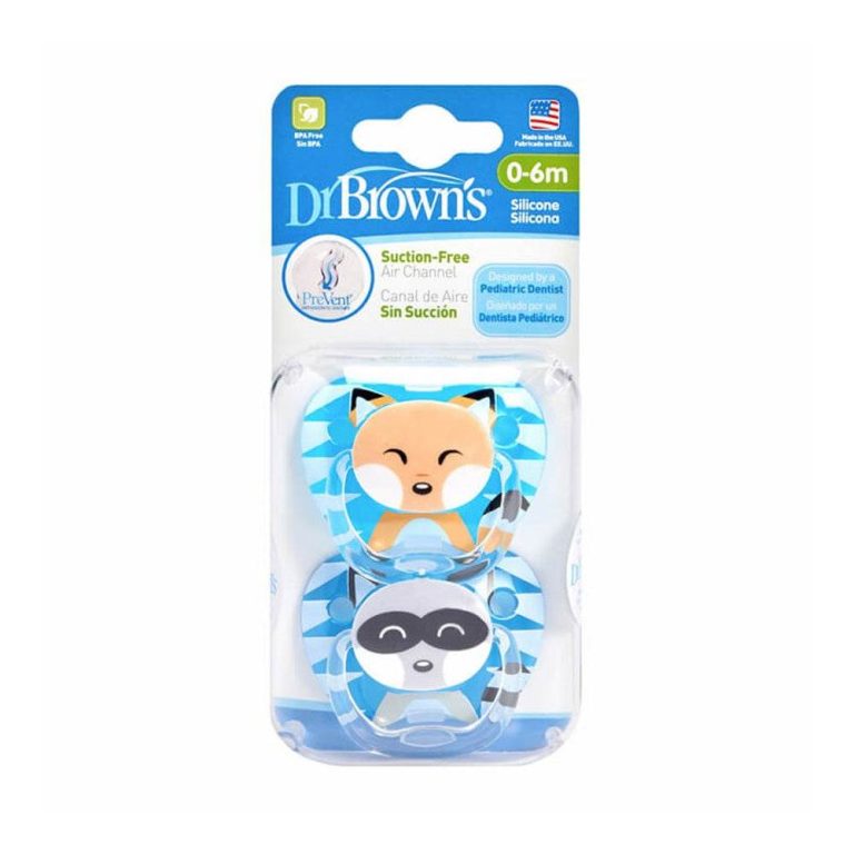 Dr. Brown's 2 sucettes Printed Shield 0-6m