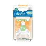 Dr. Brown's 2 tétines col étroit L4 9m+ 312-INTL