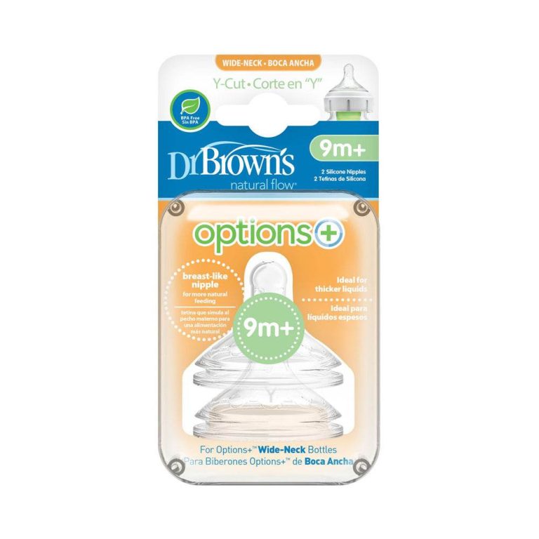 Dr. Brown's 2 tétines col étroit L4 9m+ 312-INTL