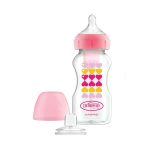 Dr. Brown's Biberon col large Rose 270 ml WB91604
