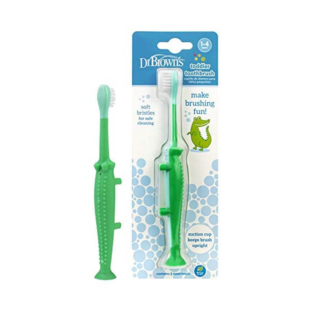 Dr. Brown's Brosse à dents 1-4 ans Crocodile HG059 Dr. Brown's Brosse à dents 1-4 ans Crocodile HG059