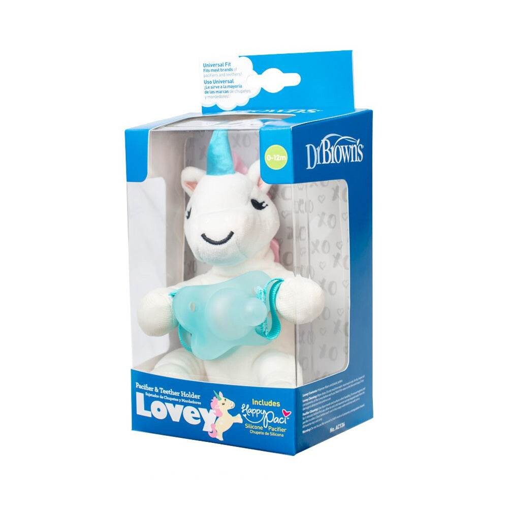 Dr. Brown's Doudou Licorne avec tétine 0-12m AC136 Dr. Brown's Doudou Licorne avec tétine 0-12m AC136