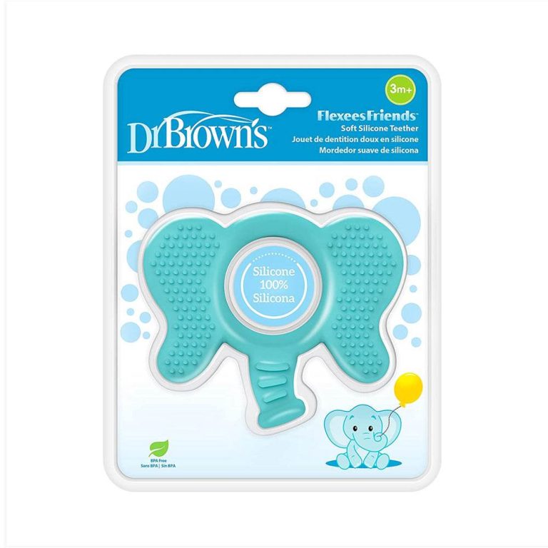Dr. Brown's Flexees Anneau de dentition Éléphant bleu 3m+ TE002