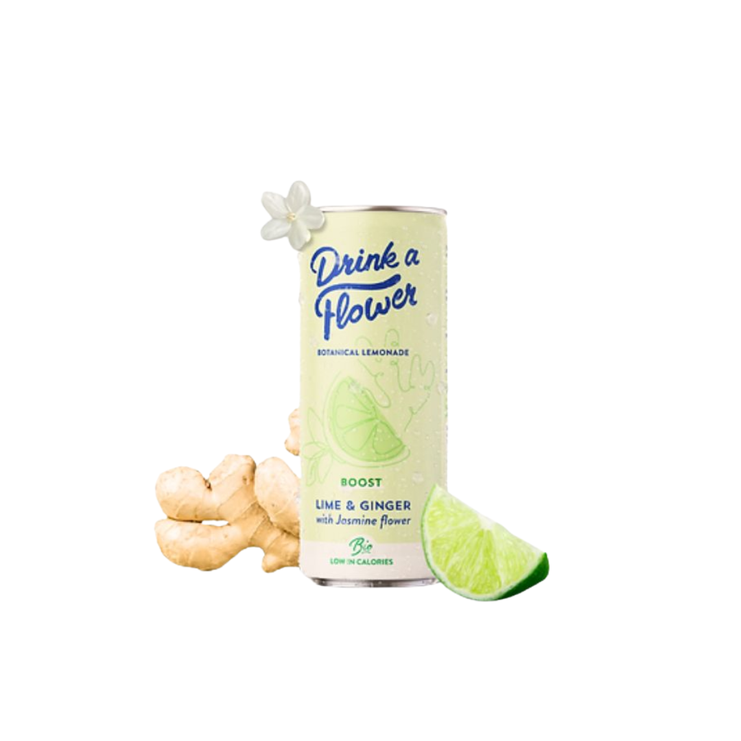 Drink a Flower Limonade botanique Gingembre Citron vert 250 ml Drink a Flower Limonade botanique Gingembre Citron vert 250 ml