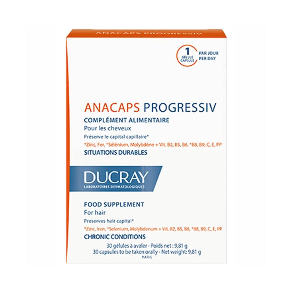Ducray Anacaps Progressiv 30 gélules Ducray Anacaps Progressiv 30 gélules