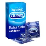 Durex Extra Safe Préservatifs extra lubrifiés 56 mm