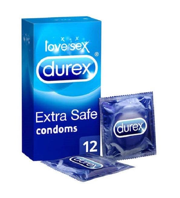 Durex Extra Safe Préservatifs extra lubrifiés 56 mm