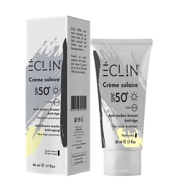 Eclin Crème solaire anti-taches SPF50+ 50 ml Eclin Crème solaire anti-taches SPF50+ 50 ml