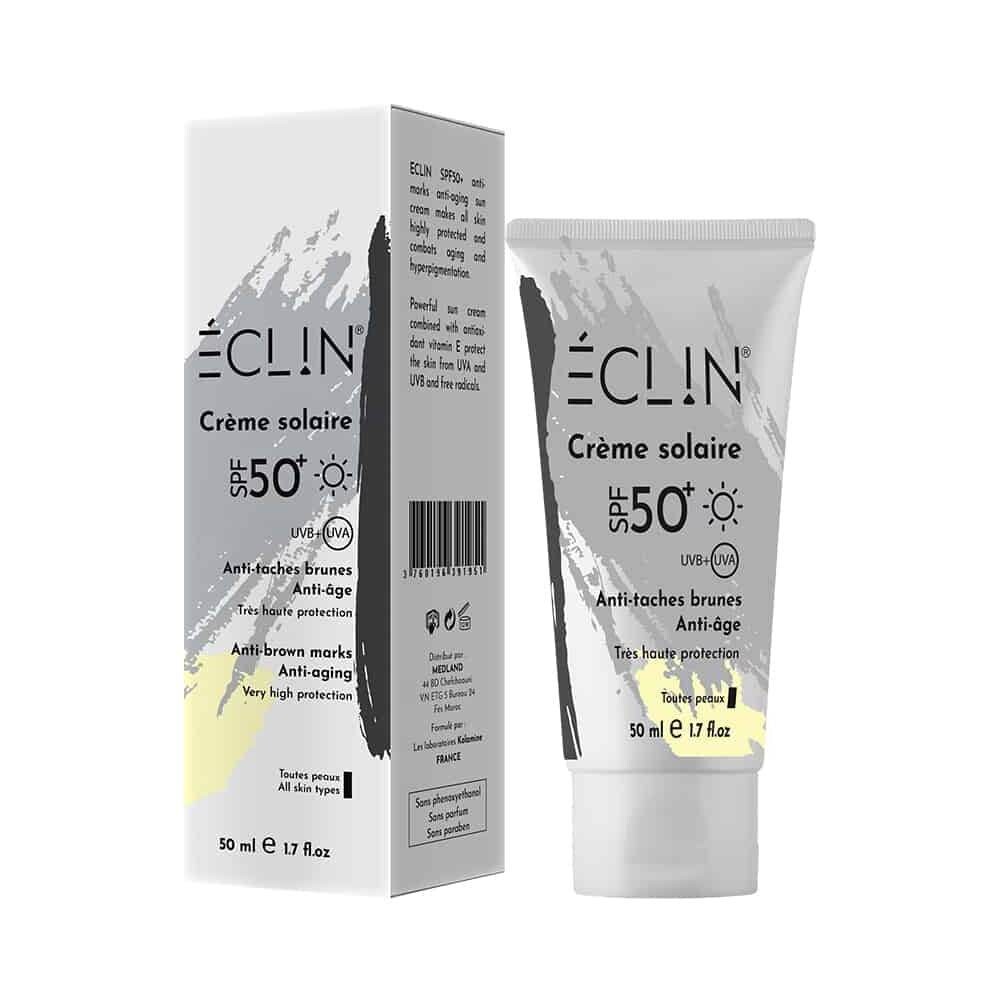 Eclin Écran solaire anti-taches anti-âge SPF50+ 50 ml Eclin Écran solaire anti-taches anti-âge SPF50+ 50 ml