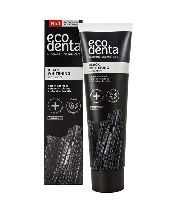 Ecodenta Dentifrice blanchissant au charbon actif 100 ml Ecodenta Dentifrice blanchissant au charbon actif 100 ml