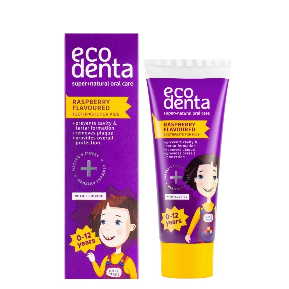 Ecodenta Dentifrice enfants goût framboise 75 ml Ecodenta Dentifrice enfants goût framboise 75 ml
