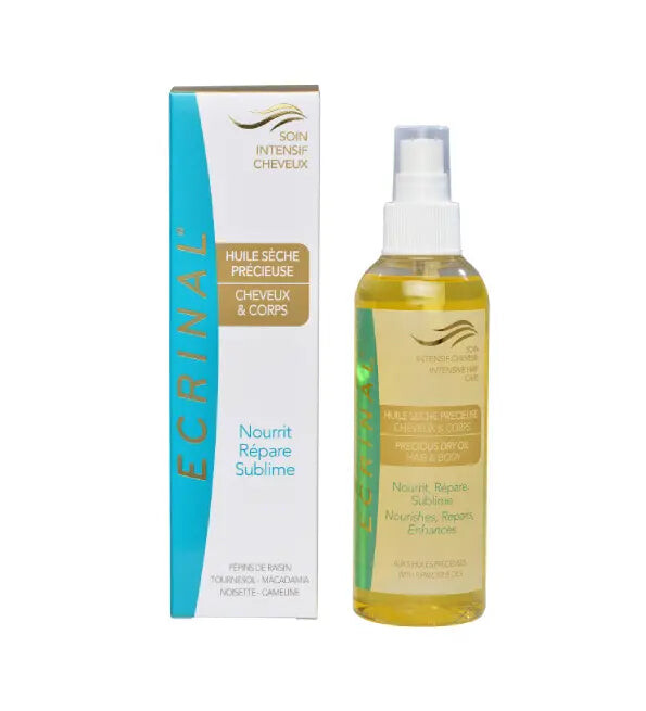 Ecrinal Huile sèche précieuse cheveux et corps 200 ml Ecrinal Huile sèche précieuse cheveux et corps 200 ml