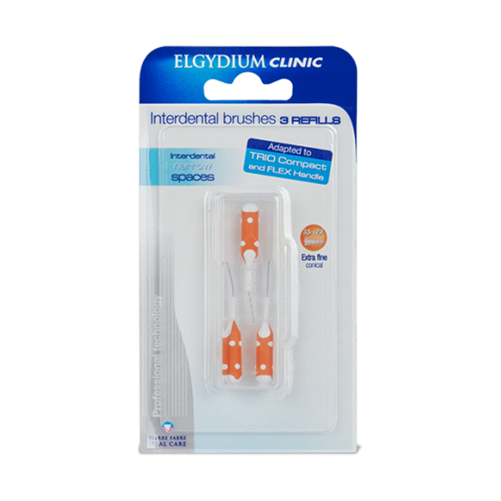 Elgydium Clinic Recharge brossettes interdentaires 2,7-3,5 mm Elgydium Clinic Recharge brossettes interdentaires 2,7-3,5 mm