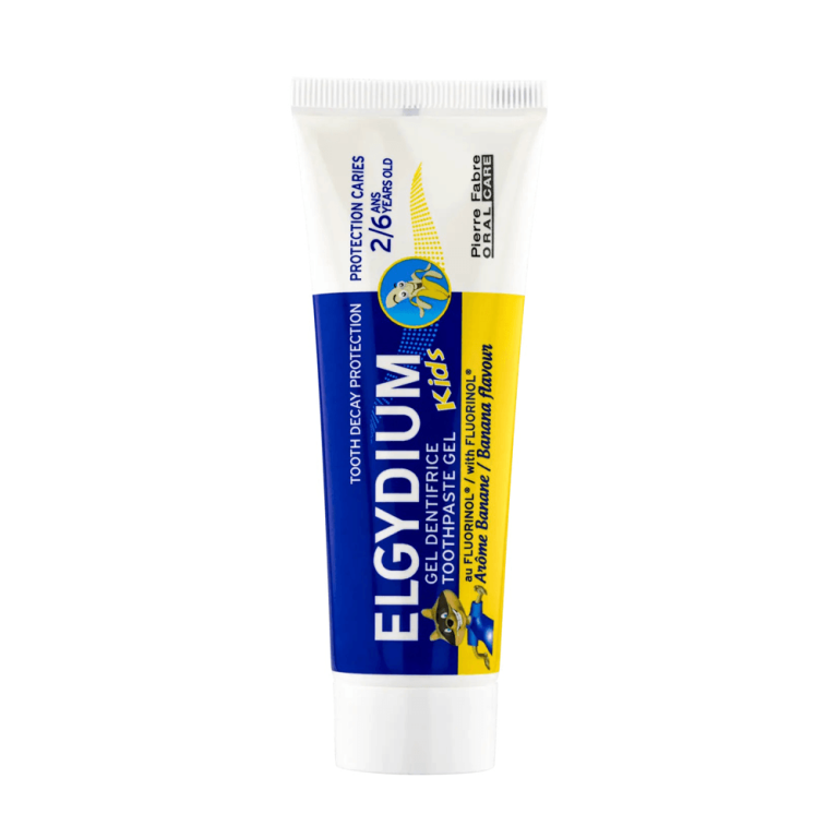 Elgydium Kids Dentifrice 2-6 ans Banane 50 ml