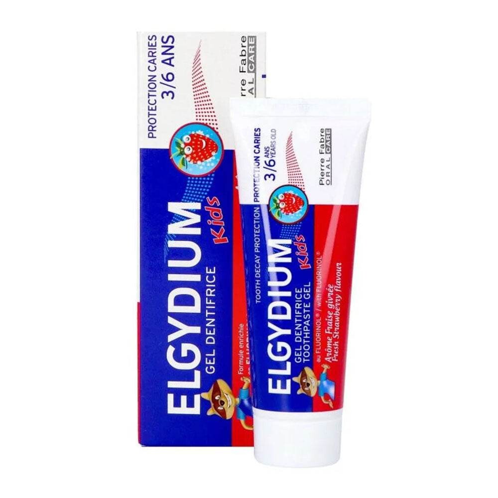 Elgydium Kids Dentifrice 3-6 ans Fraise givrée 50 ml Elgydium Kids Dentifrice 3-6 ans Fraise givrée 50 ml
