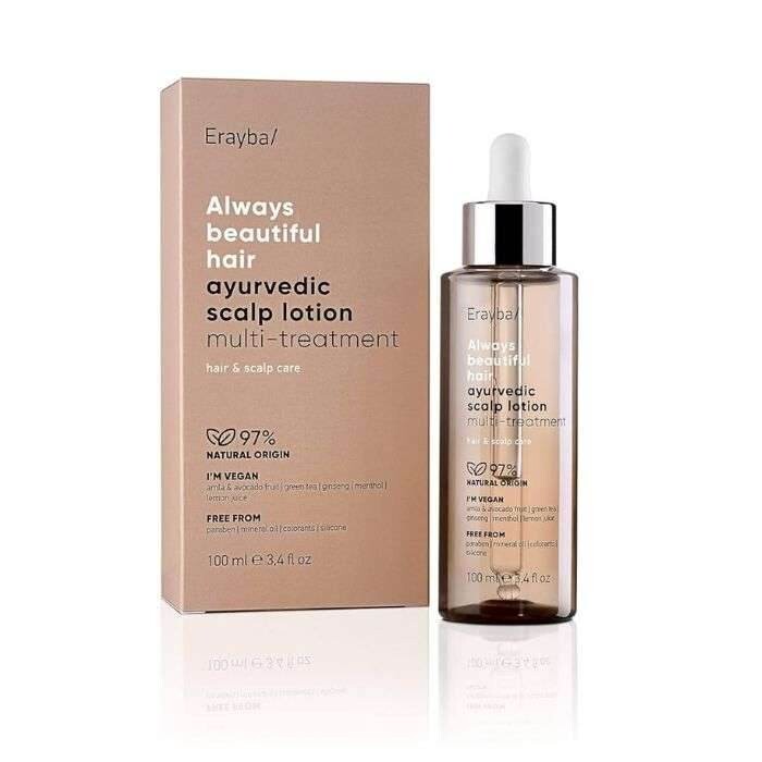 Erayba ABH Ayurvedic Lotion multi-traitement cuir chevelu 100 ml Erayba ABH Ayurvedic Lotion multi-traitement cuir chevelu 100 ml