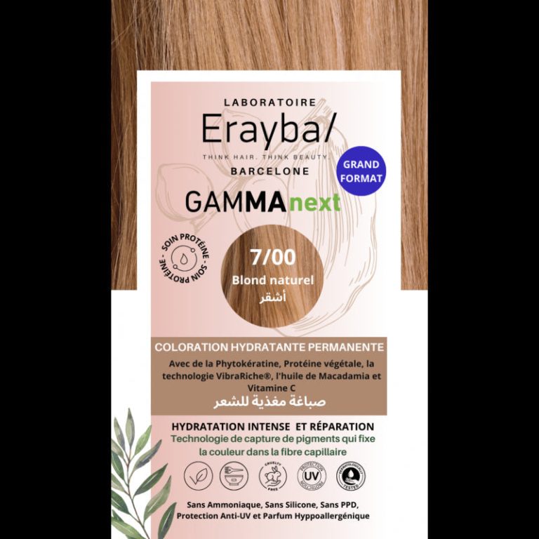 Erayba Coloration hydratante permanente 7 Blond naturel