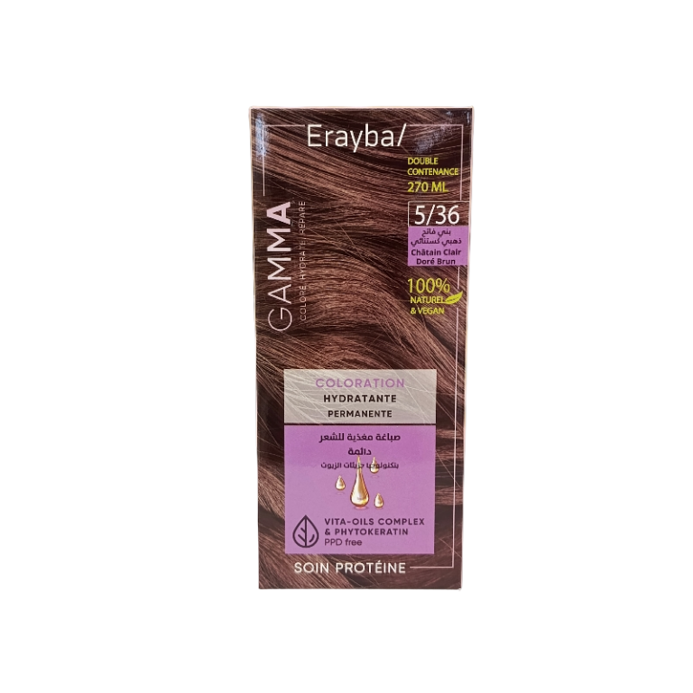 Erayba Gamma Next 5/36 Châtain clair doré brun 100 ml