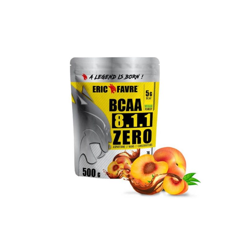 Eric Favre BCAA 8.1.1 Zero Thé pêche 500 g