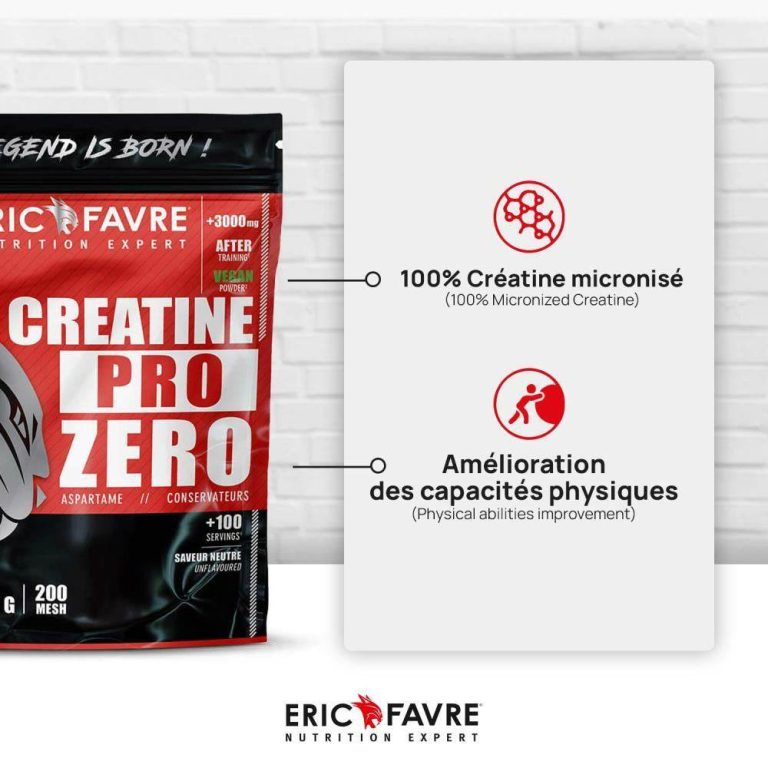 Eric Favre Créatine Pro Zero 300 g