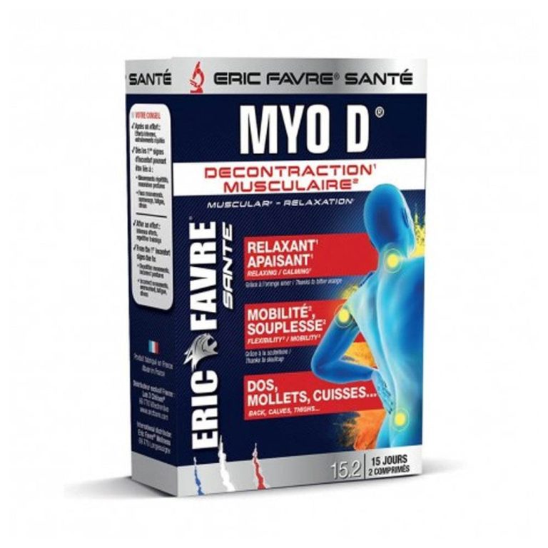 Eric Favre Myo D Décontraction musculaire 30 capsules